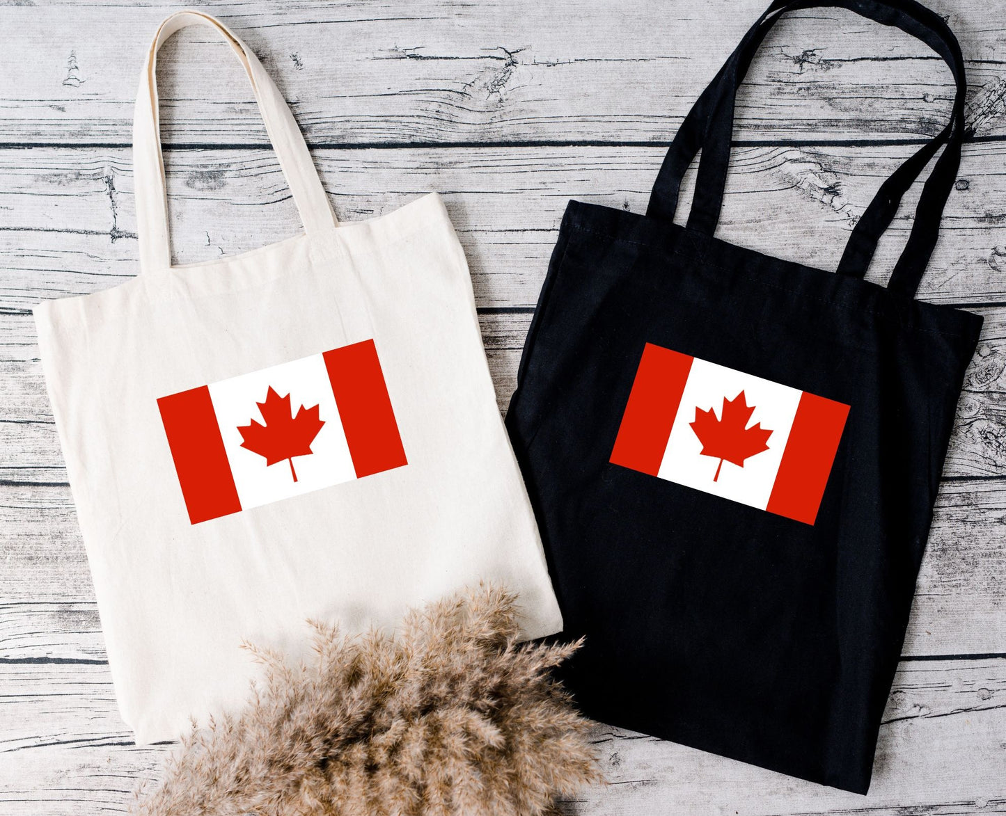 Patriotic Canada Flag Tote Bag – Eco-Friendly