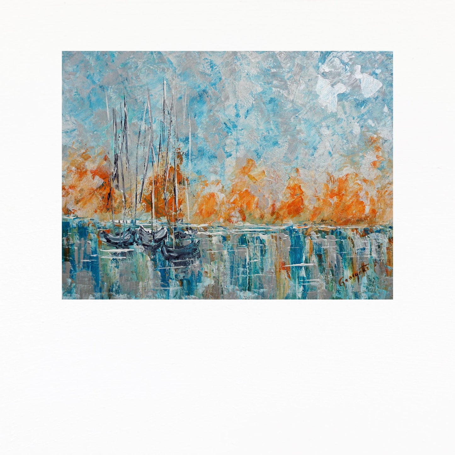 Sailing Solace "18X24" inch Wall Art Home Decor