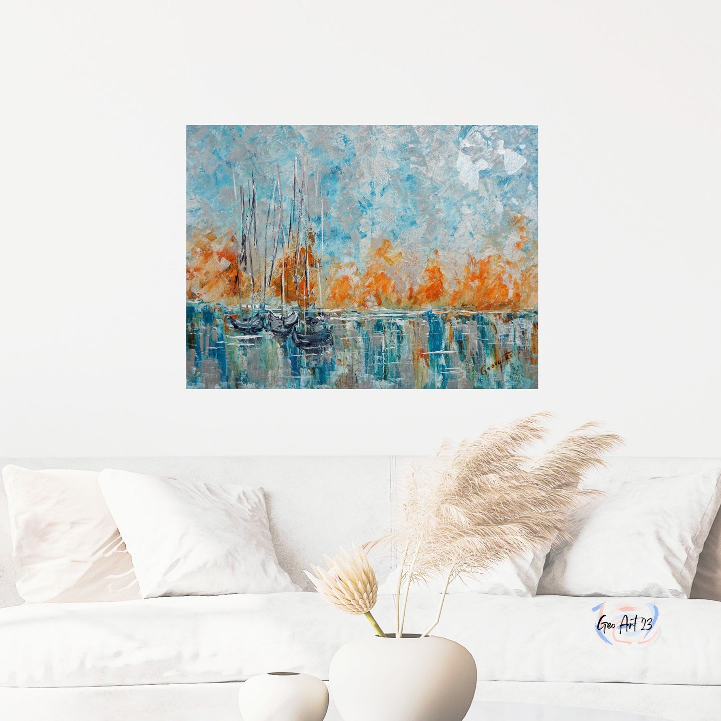 Sailing Solace "18X24" inch Wall Art Home Decor