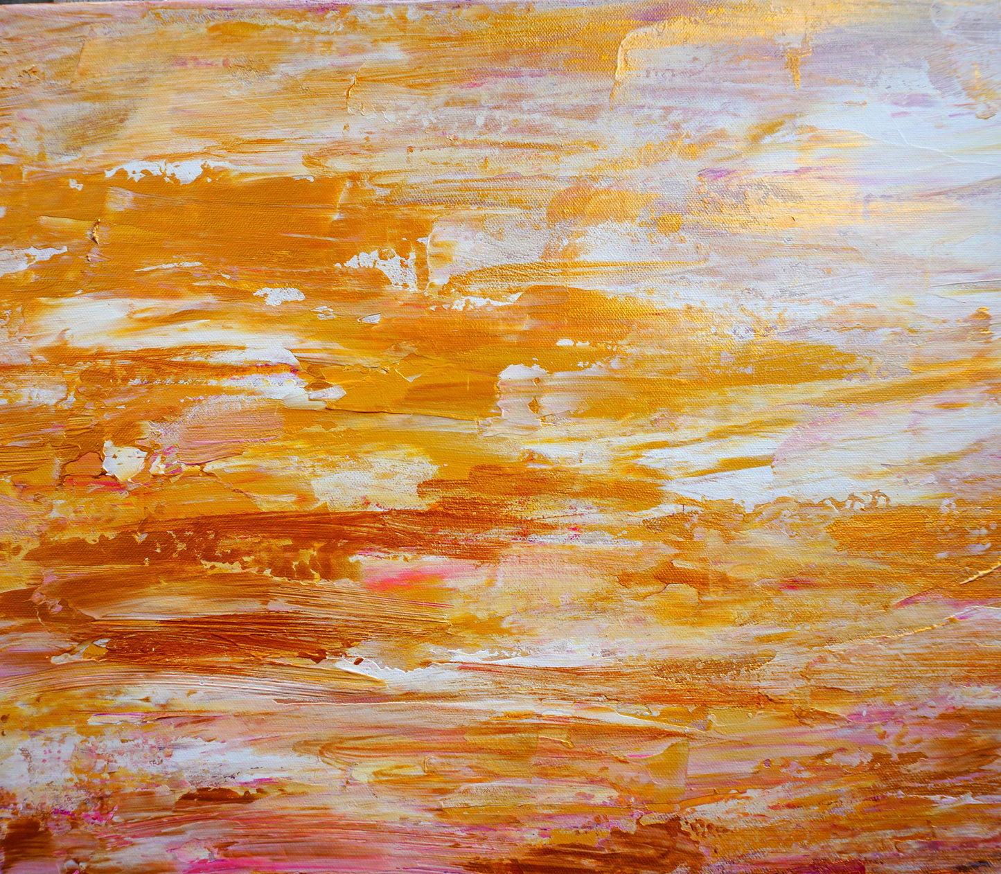 Abstract Wall art abstract purple and gold painting details