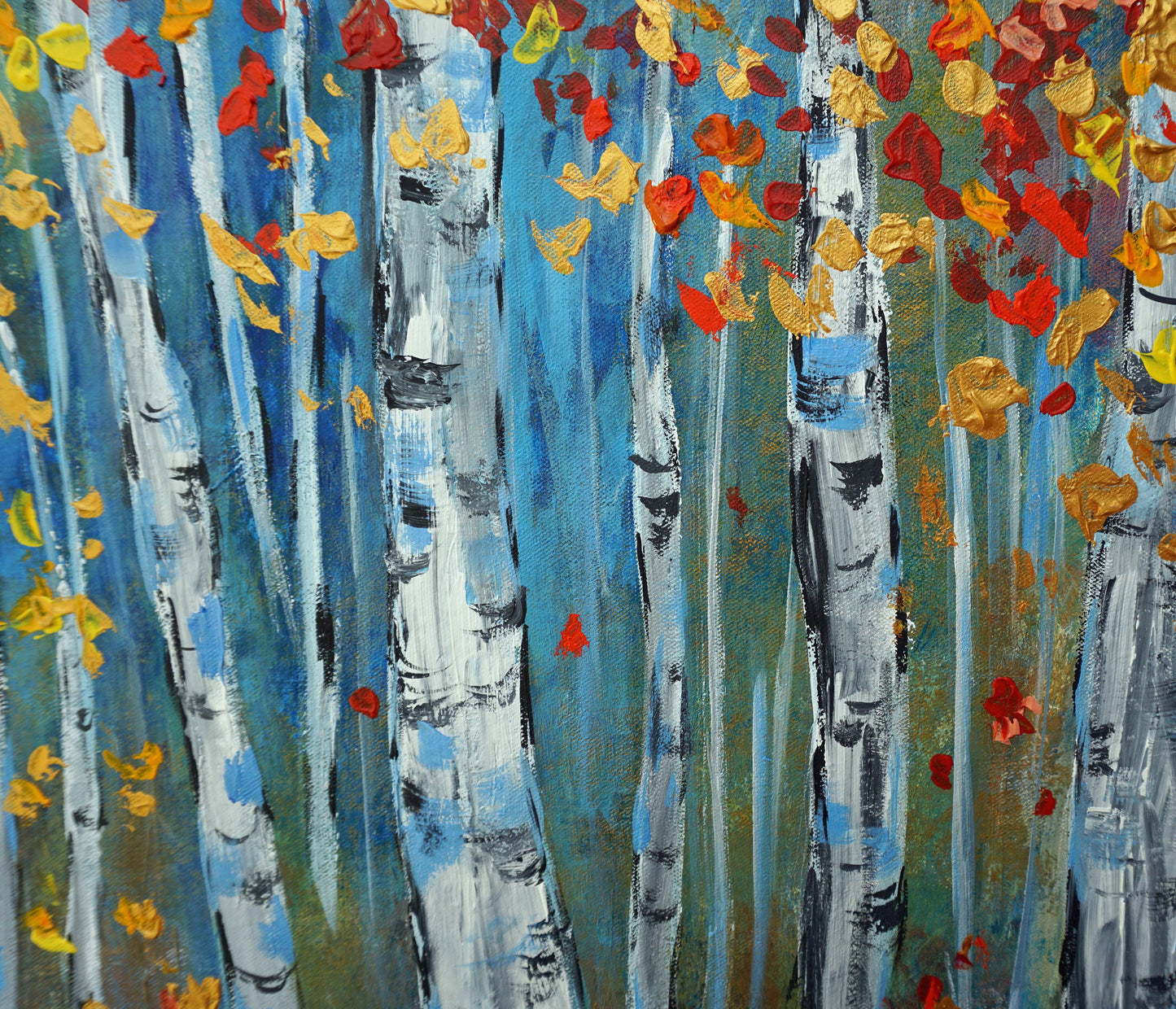 Birch Melody "24X30" inch Wall Art Abstract Home Decor