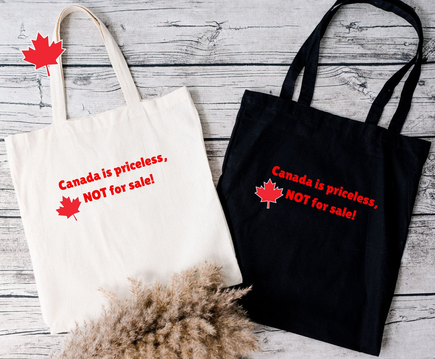 Canada not for sale tote bags proud Canada reusable bags gift