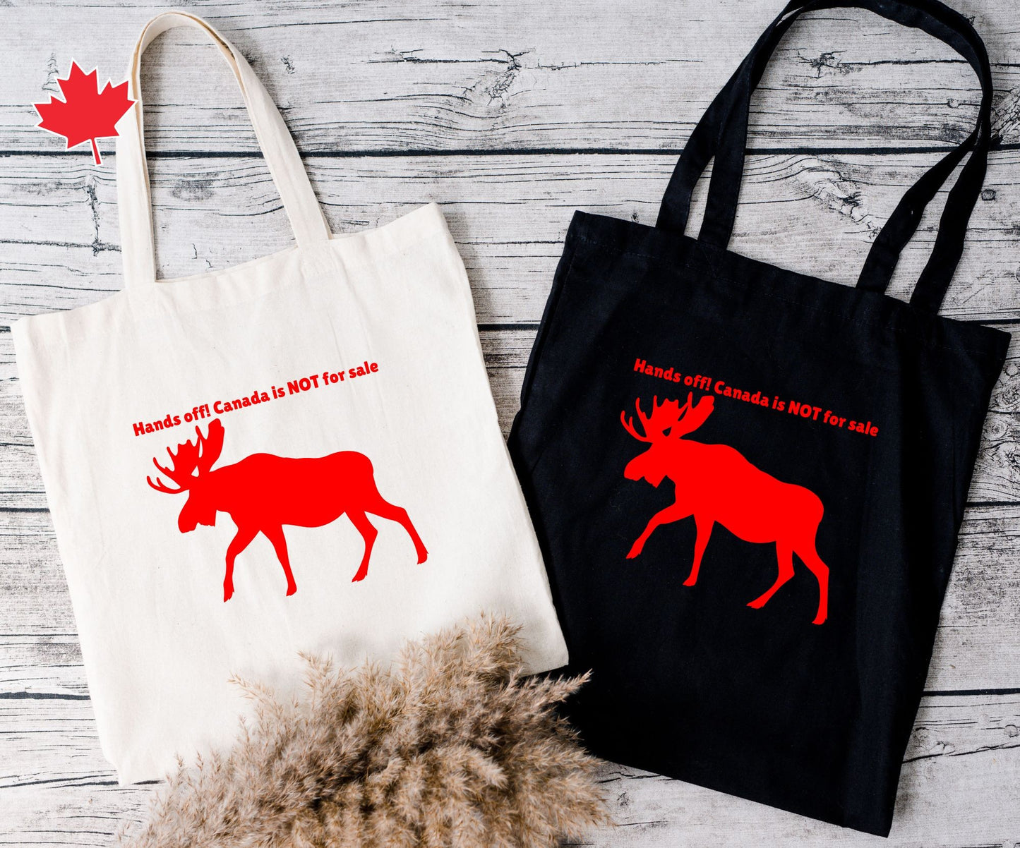 Canada not for sale tote bags proud Canada reusable bags gift