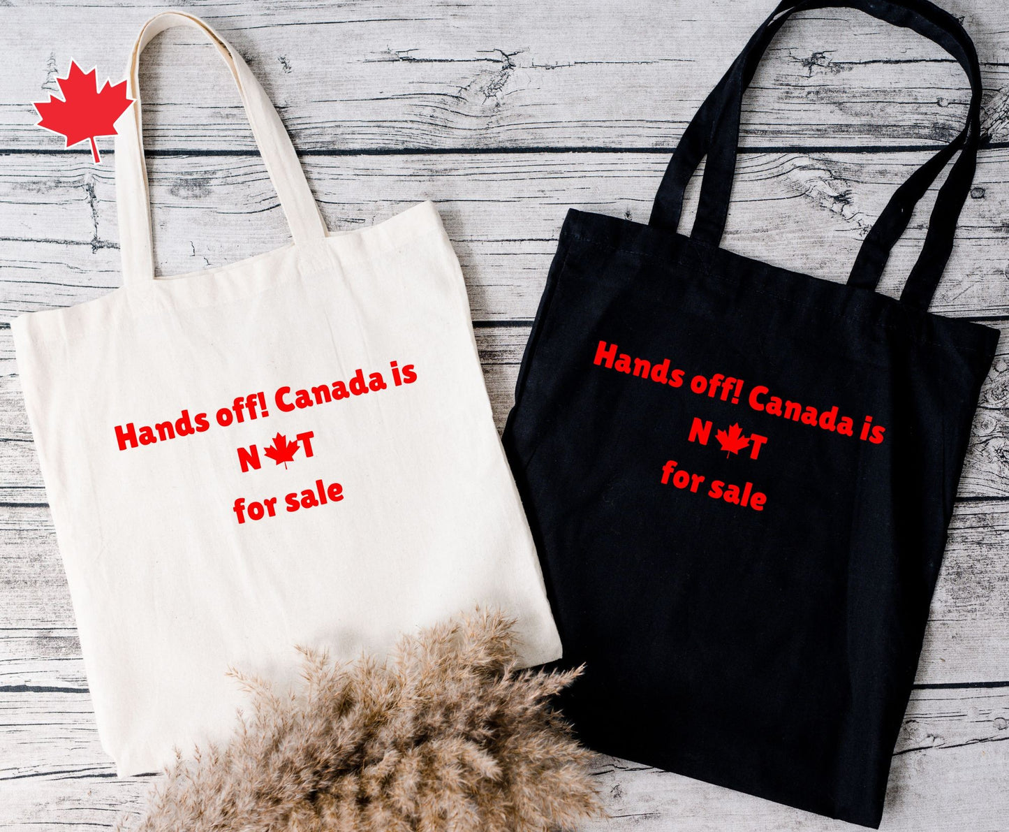Canada not for sale tote bags proud Canada reusable bags gift
