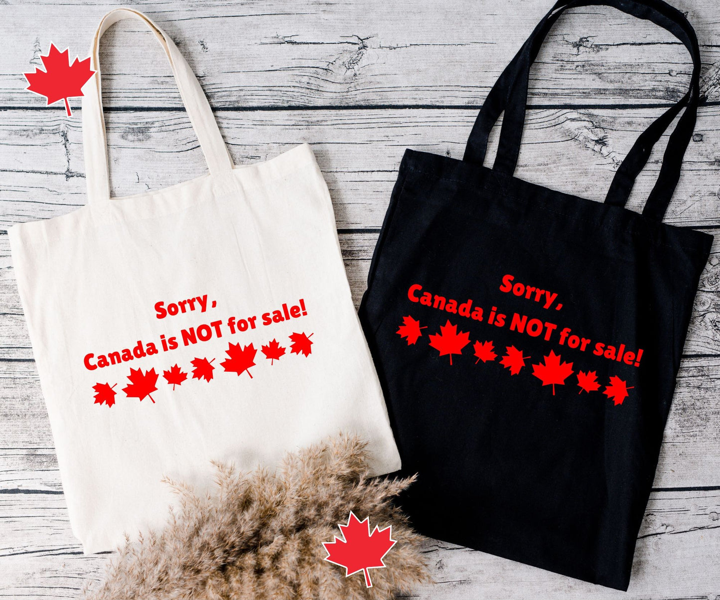 Canada not for sale tote bags proud Canada reusable bags gift