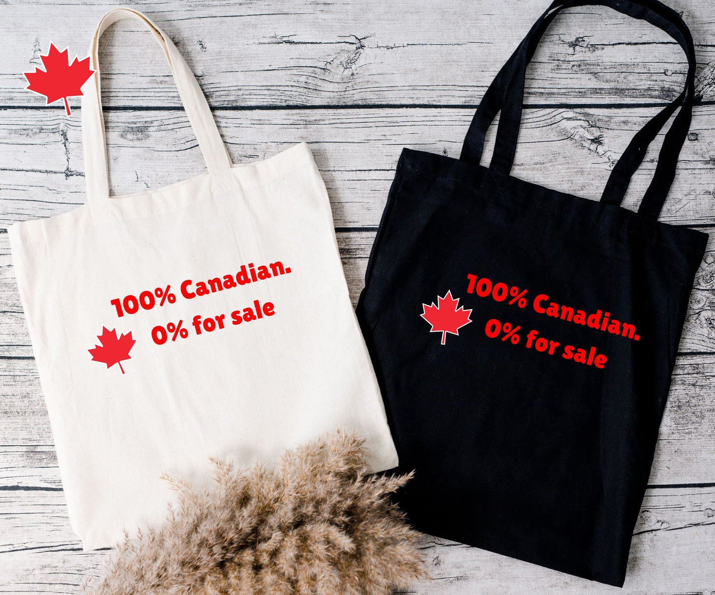 Canada not for sale tote bags proud Canada reusable bags gift