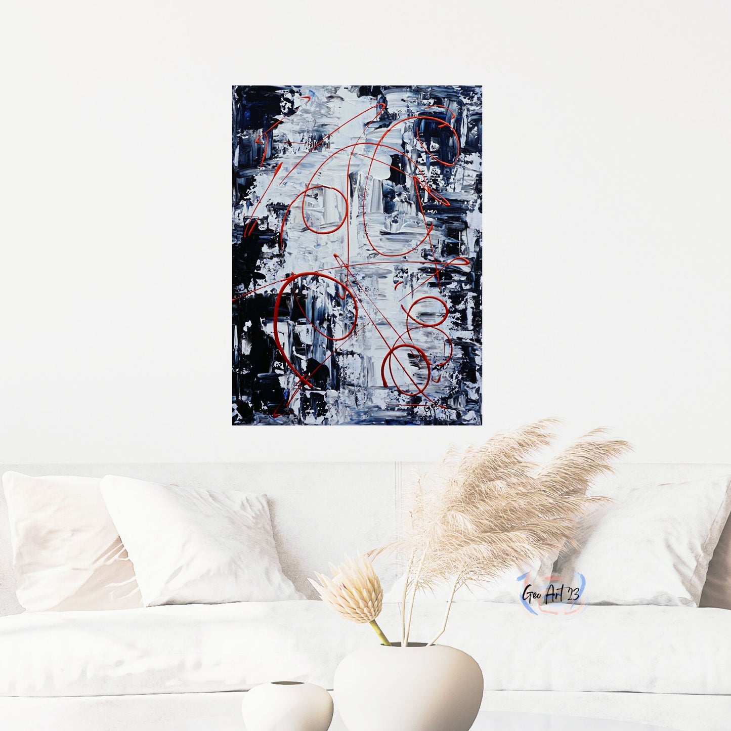 Midnight Muse "18X24" inch Wall Art Painting on Canvas