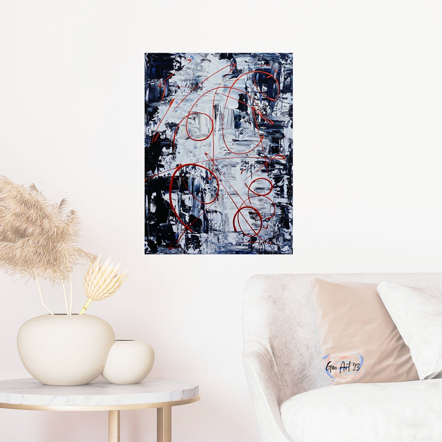 Midnight Muse "18X24" inch Wall Art Painting on Canvas