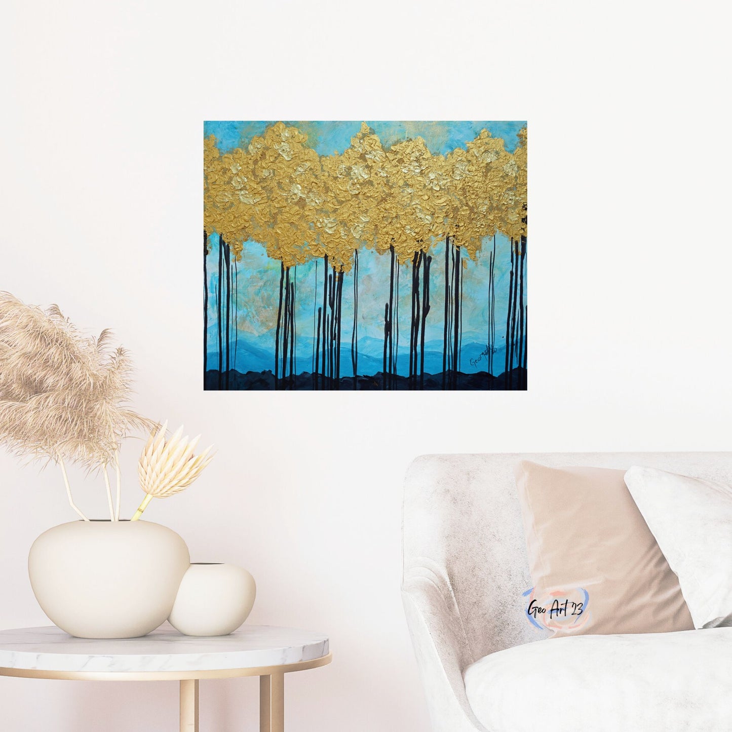 Ethereal Luxe "20X24" inch Wall Art Home Decor
